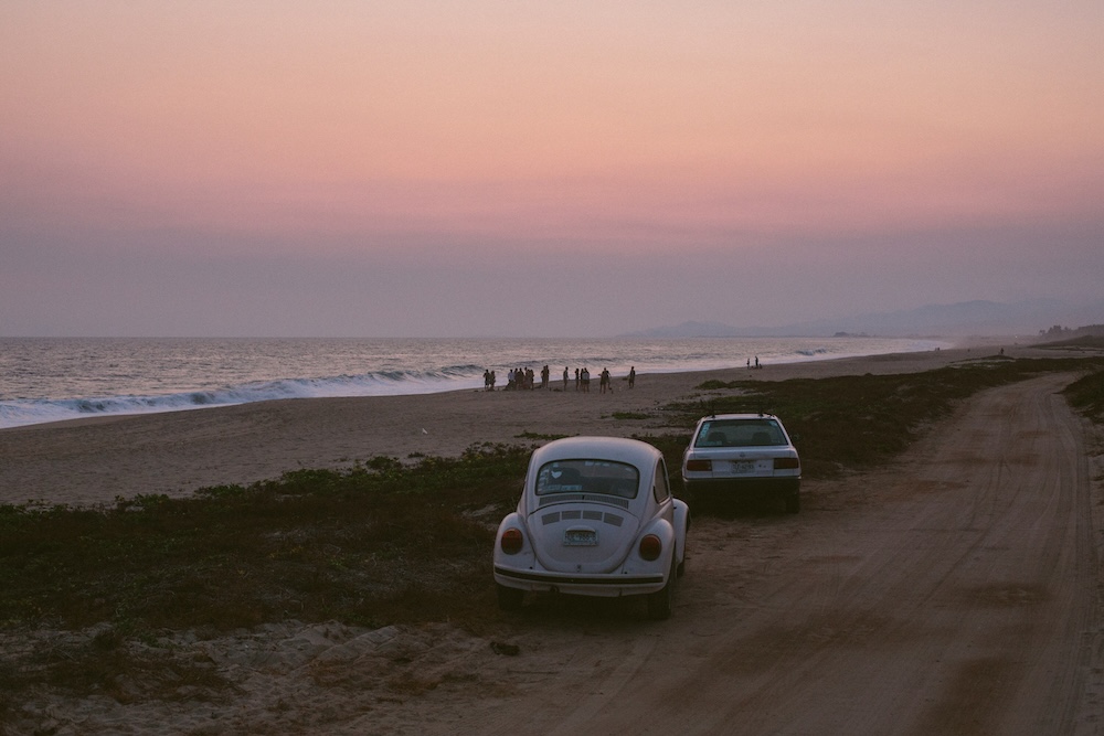 Atardecer en la costa